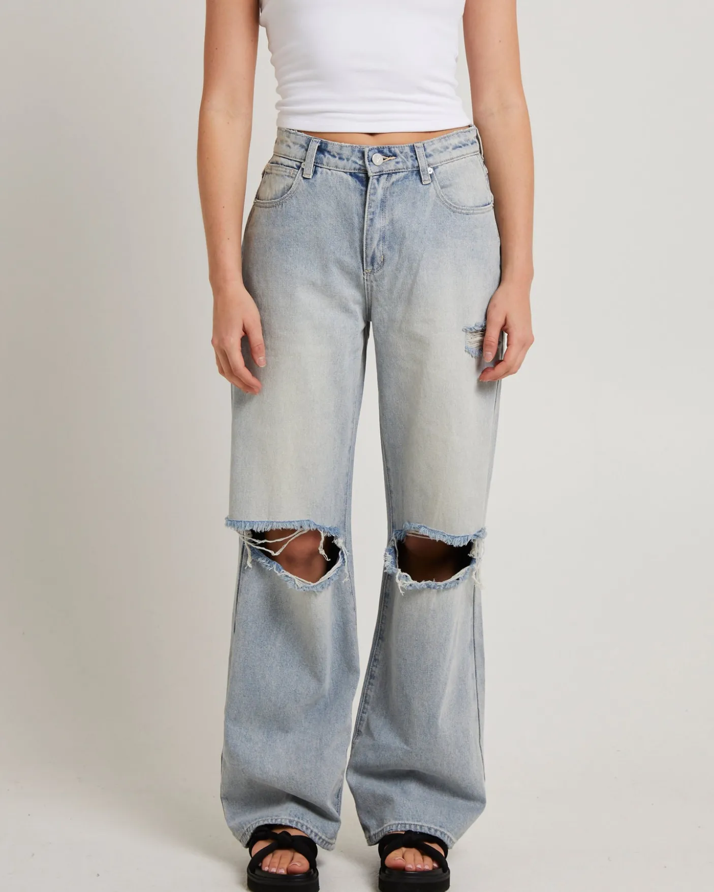 95 Baggy Denim Jeans Caterina Torn