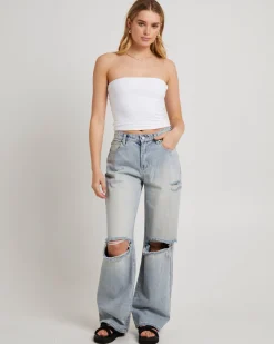 95 Baggy Denim Jeans Caterina Torn