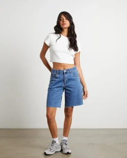 95 Baggy Denim Shorts in Daria