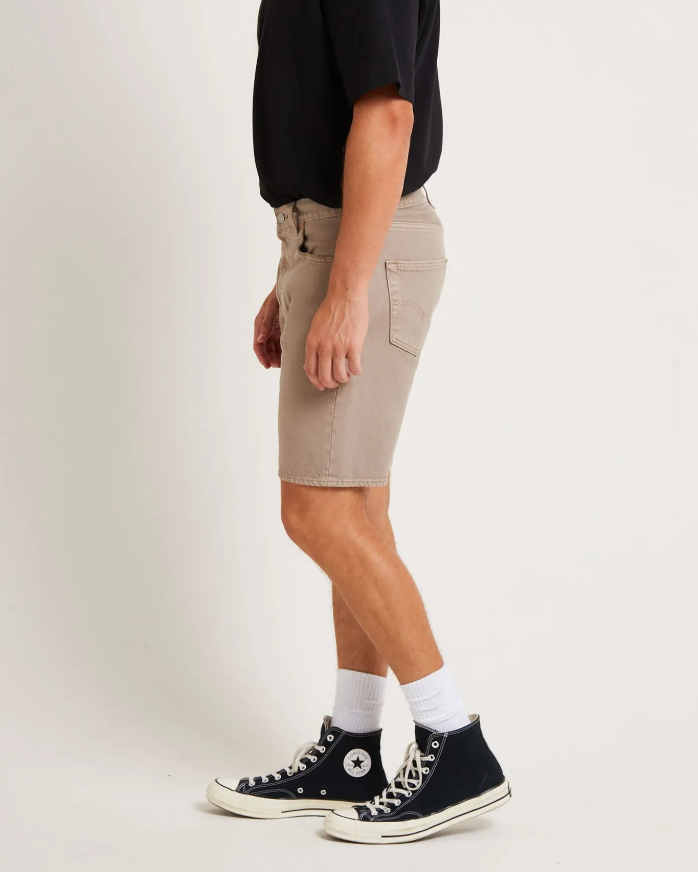 501 Denim Shorts in Beige