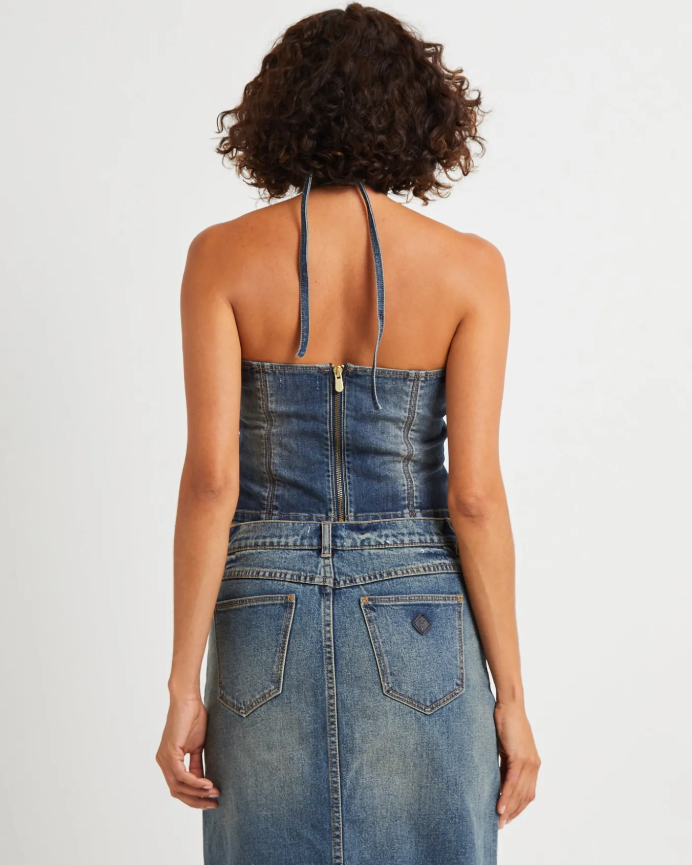00 Denim Top Zendaya