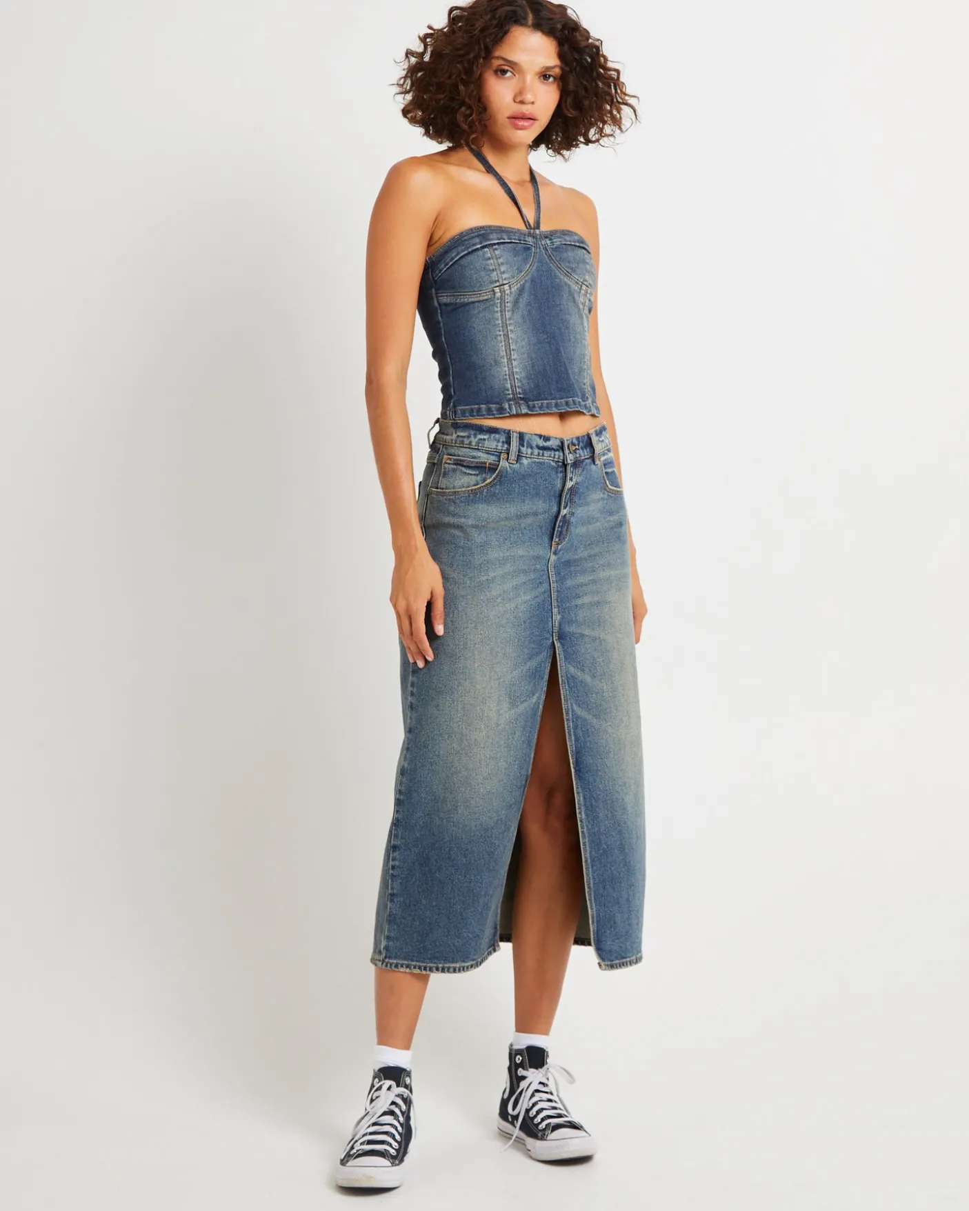 00 Denim Top Zendaya