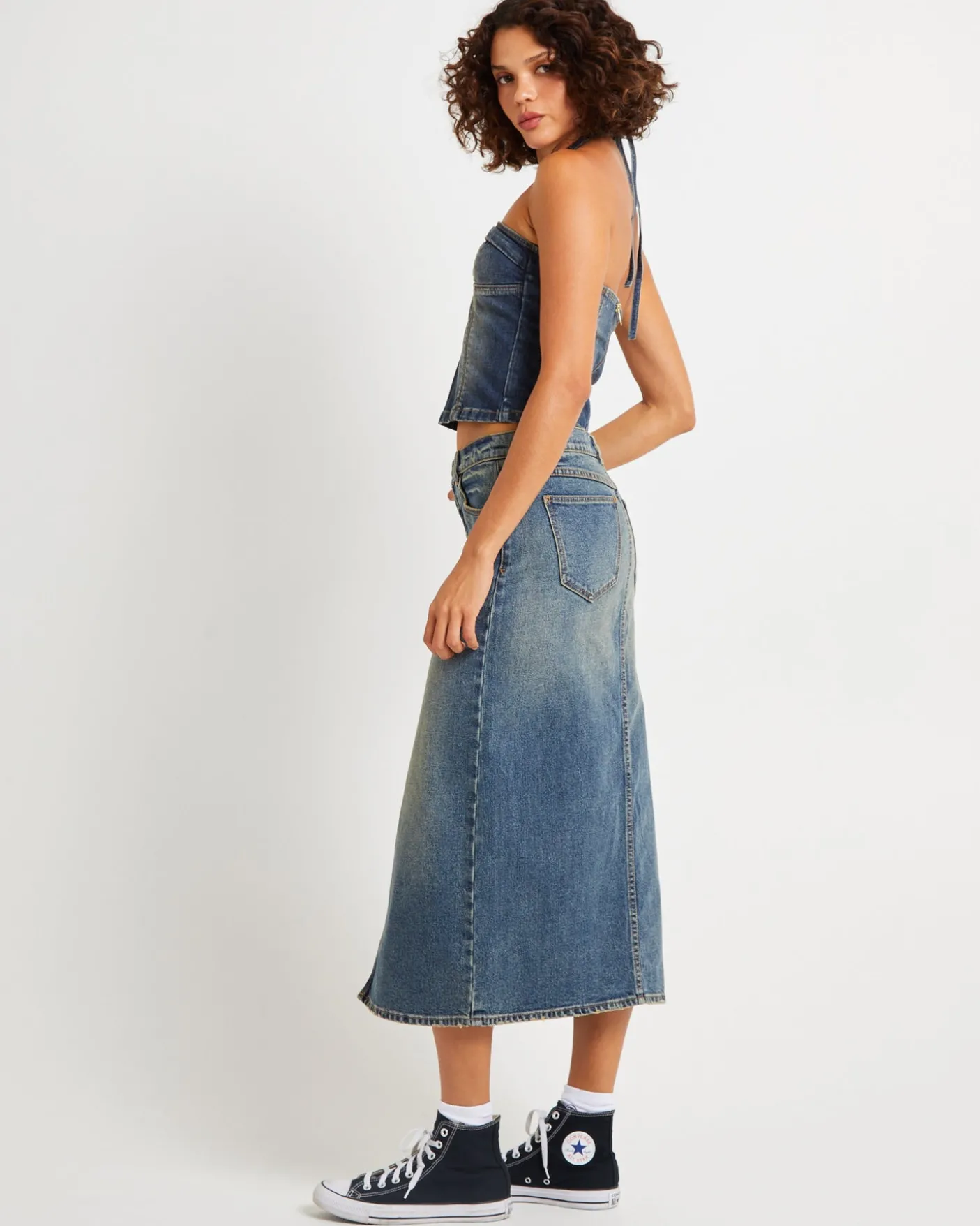 00 Denim Top Zendaya