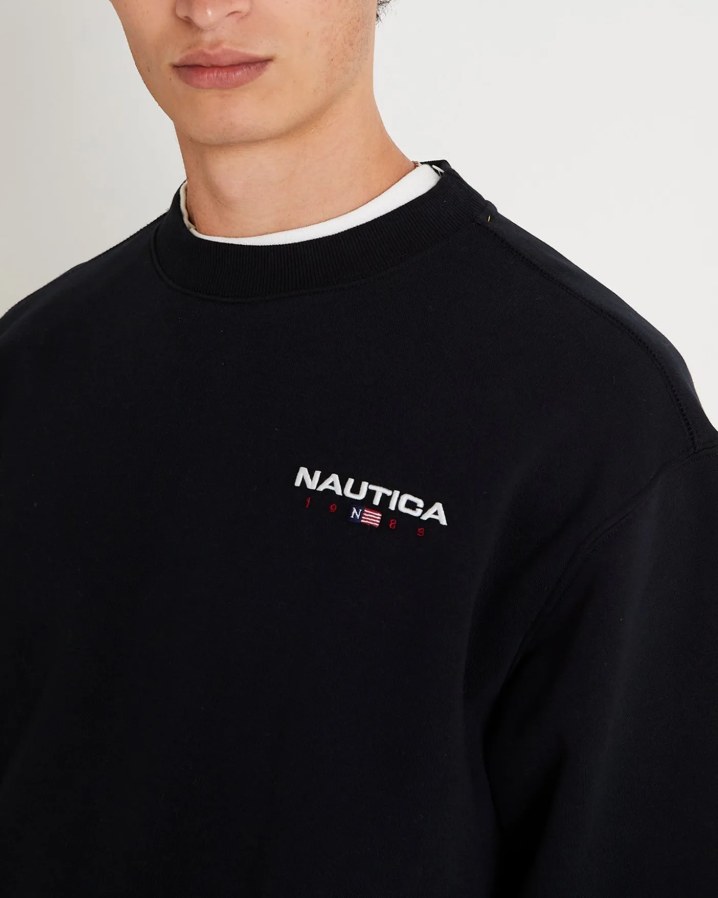 83 Flag Oversized Crewneck Sweater