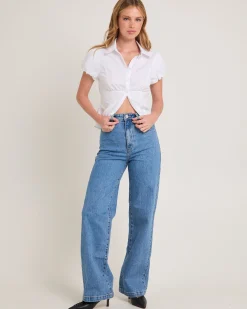 94 High & Wide Denim Jeans Debbie