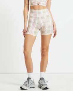 3" Hot Shorts in Pink Check Assorted