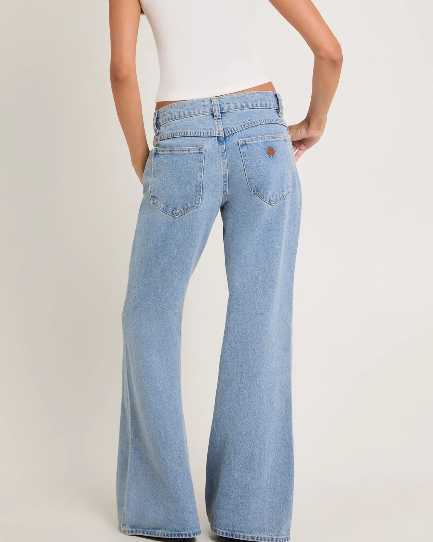 99 Low Baggy Flare Denim Jeans Paris