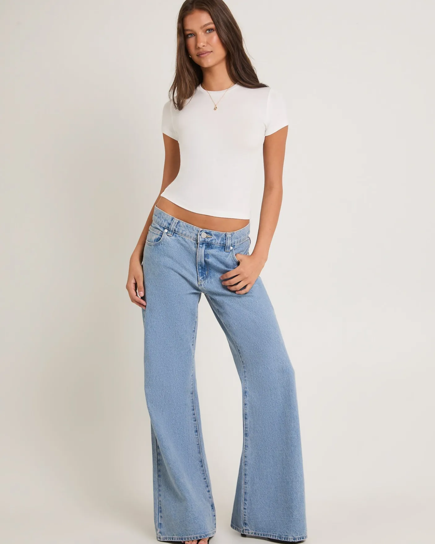 99 Low Baggy Flare Denim Jeans Paris
