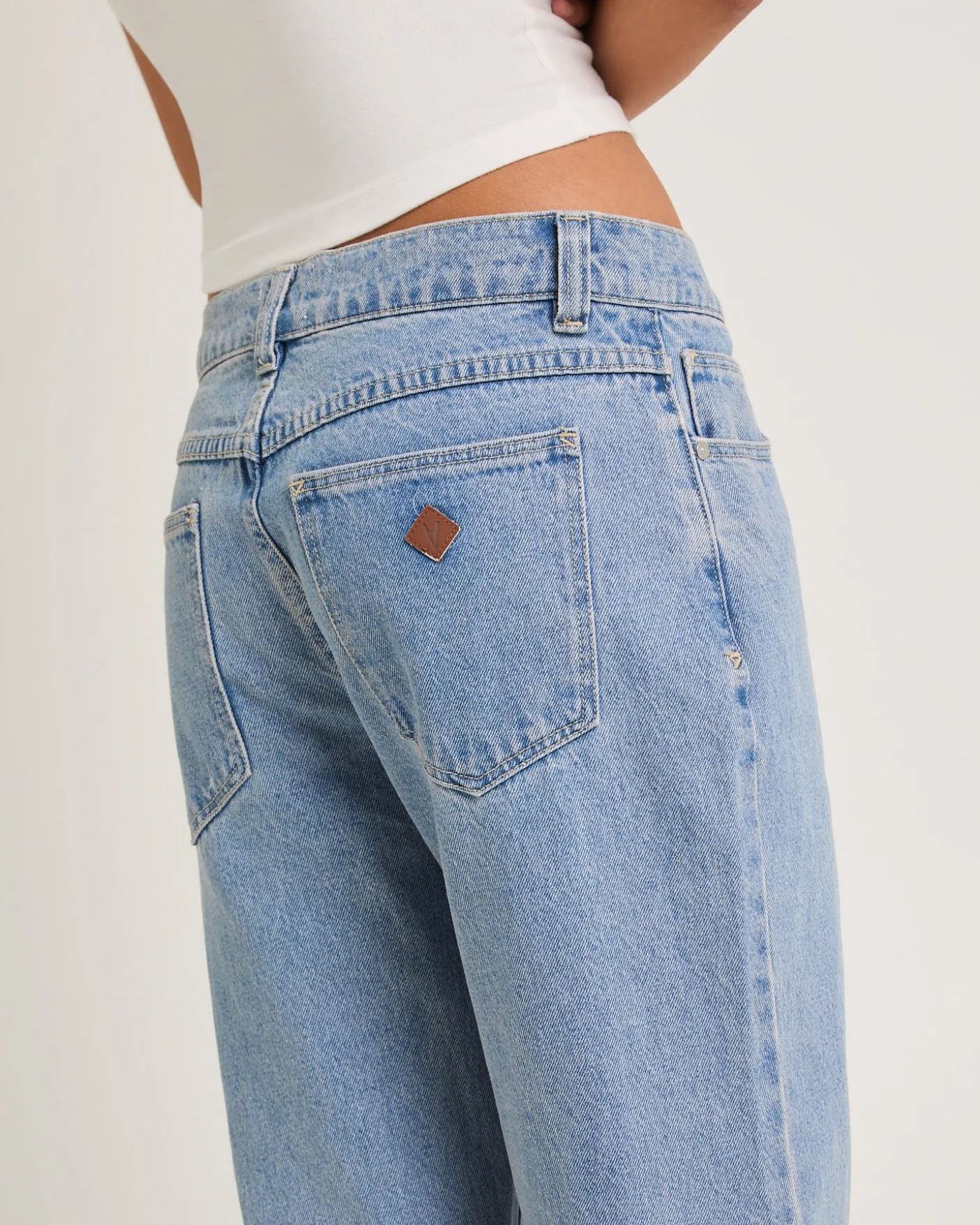 99 Low Baggy Flare Denim Jeans Paris