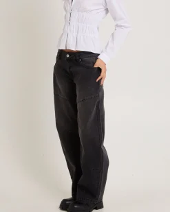 99 Low Barrel Denim Jeans Sophie Worn