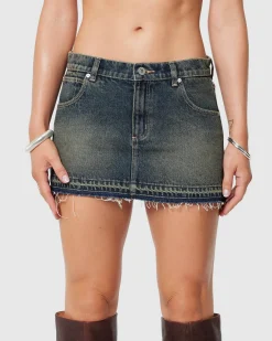 99 Low Denim Skirt Quinn
