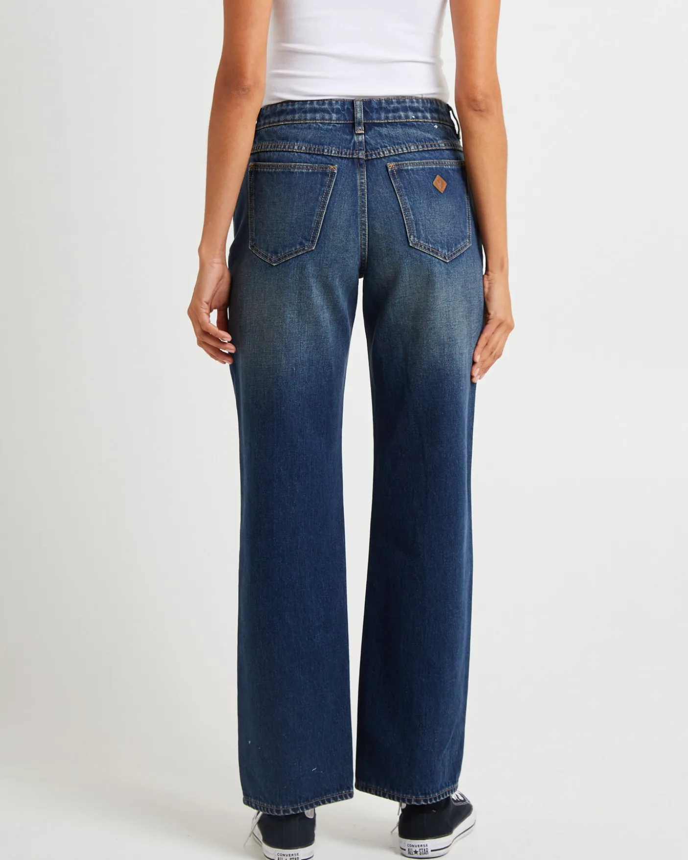 99 Low Rise Straight Denim Jeans Bella