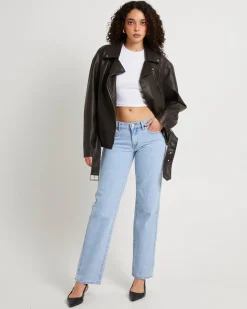 99 Low Straight Denim Jeans Kendall