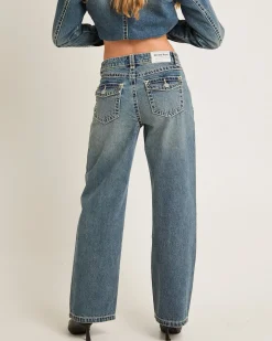 95 Mid Baggy Denim Jeans Amber