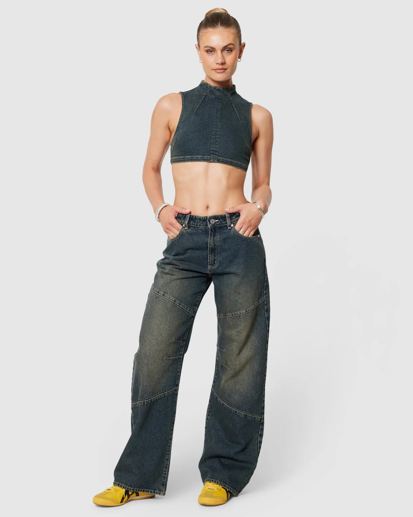 95 Mid Baggy Denim Jeans Quinn