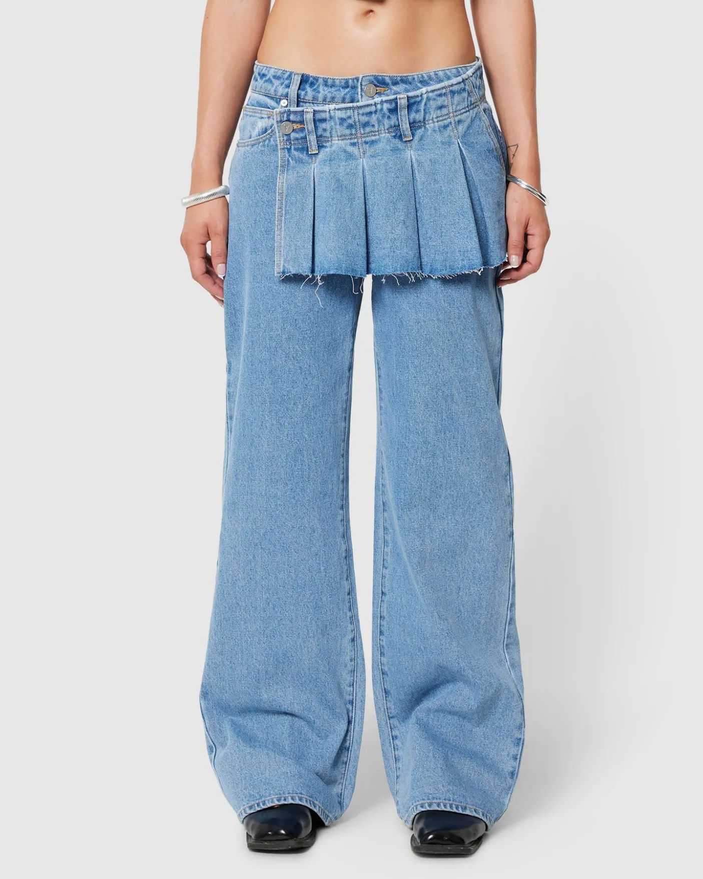 95 Mid Baggy Denim Jeans Skean
