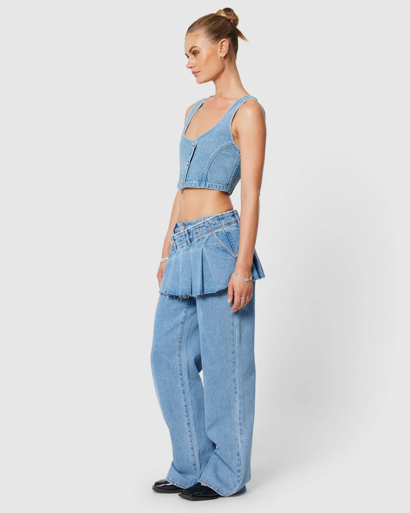 95 Mid Baggy Denim Jeans Skean