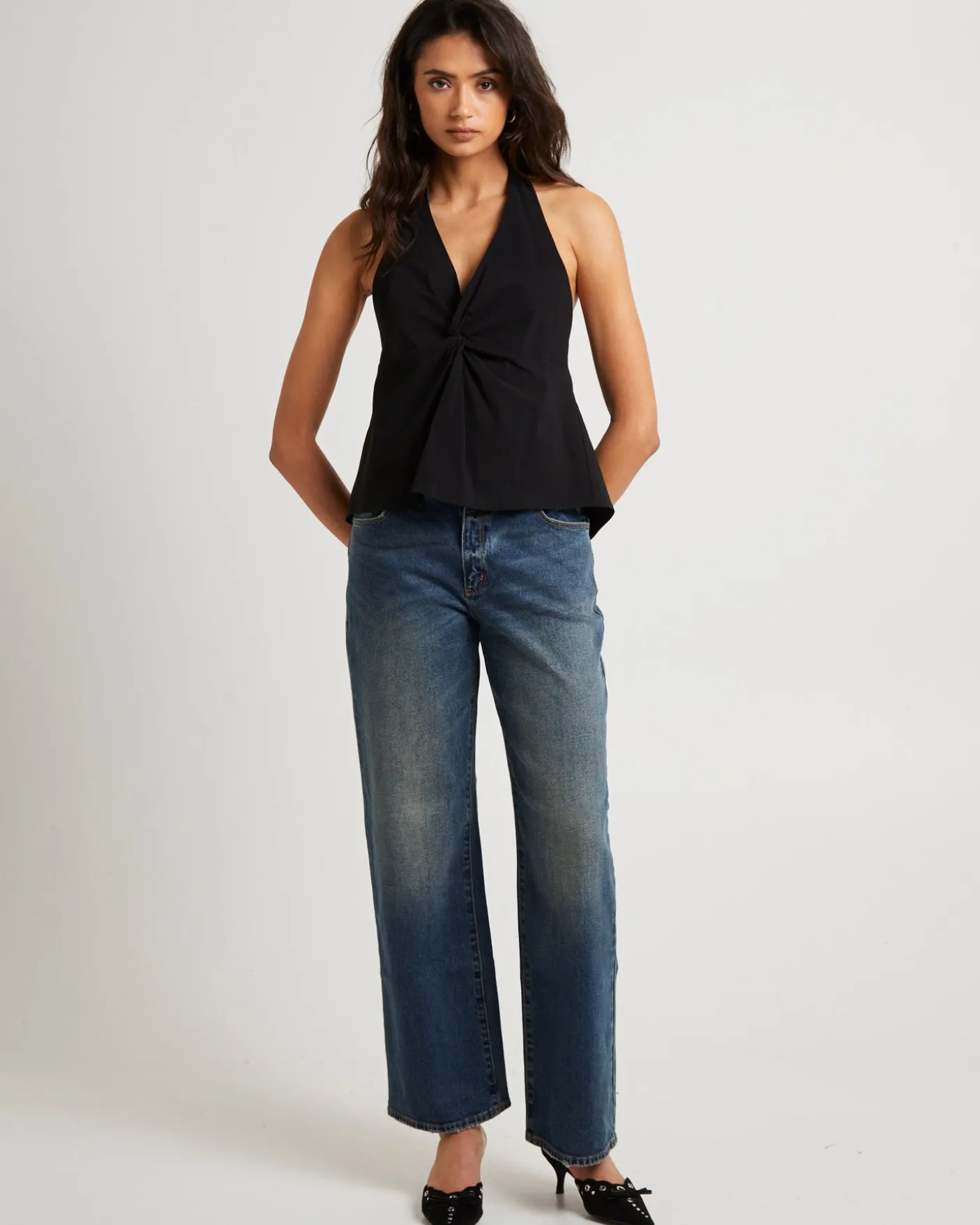 95 Mid Baggy Denim Jeans Zendaya