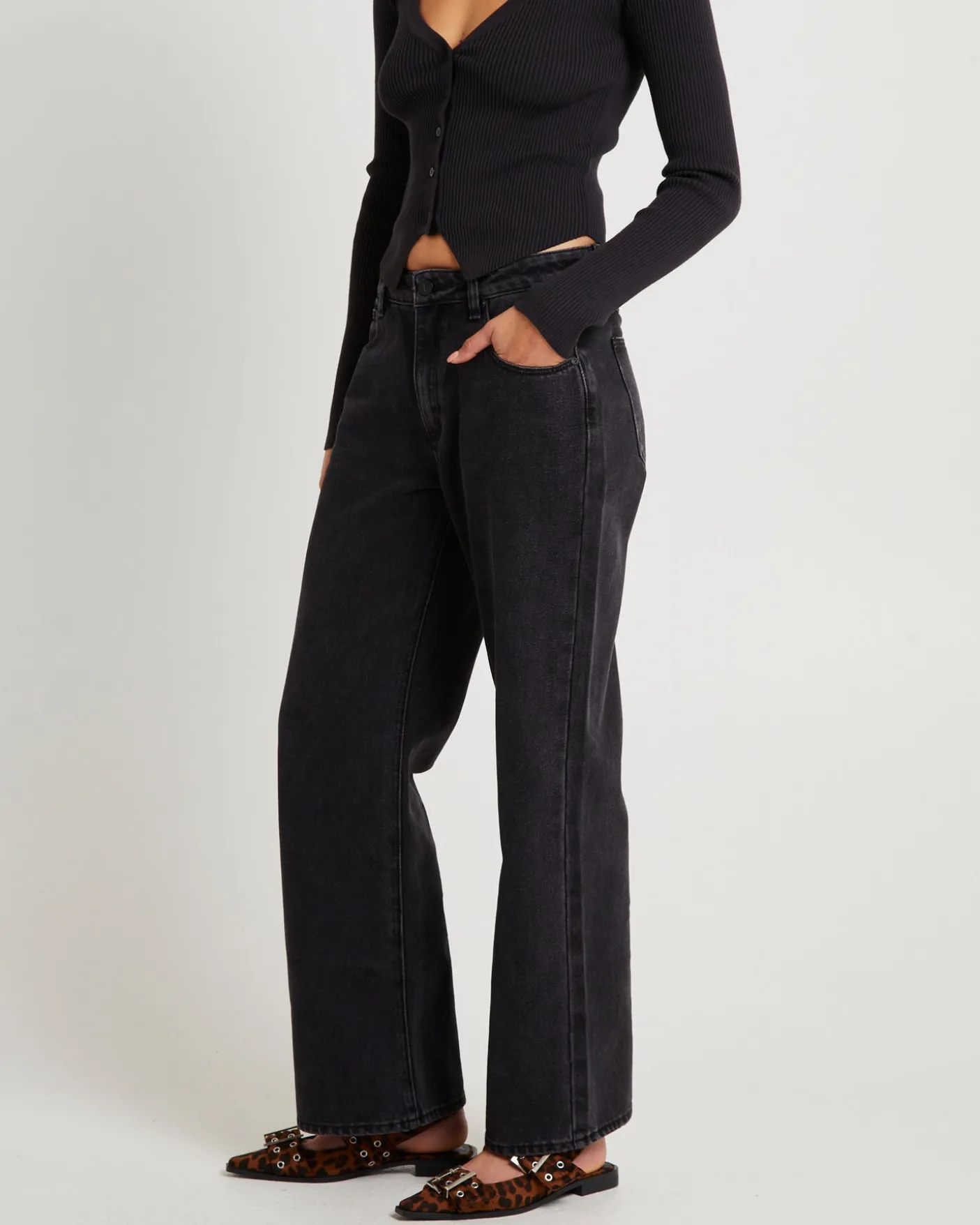 95 Mid Baggy Petite Denim Jeans Heidi