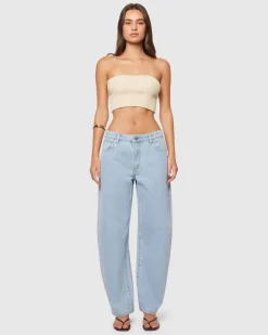 95 Mid Barrel Denim Jeans Kendall