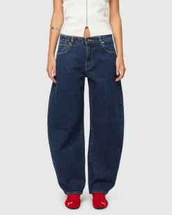 95 Mid Barrel Denim Jeans Tara