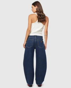 95 Mid Barrel Denim Jeans Tara