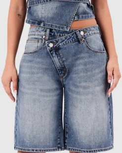 95 Mid Denim Jorts Dalia