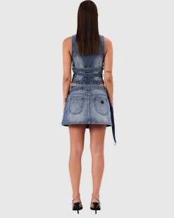 95 Mid Wrap Denim Skirt