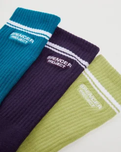 3 Pack Burnside Socks Mutli
