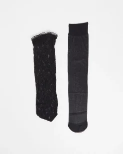 2 Pack Mesh Socks
