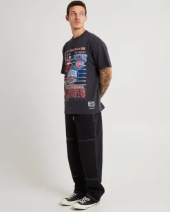 1988 Playoffs Bulls vs Pistons Short Sleeve T-Shirt
