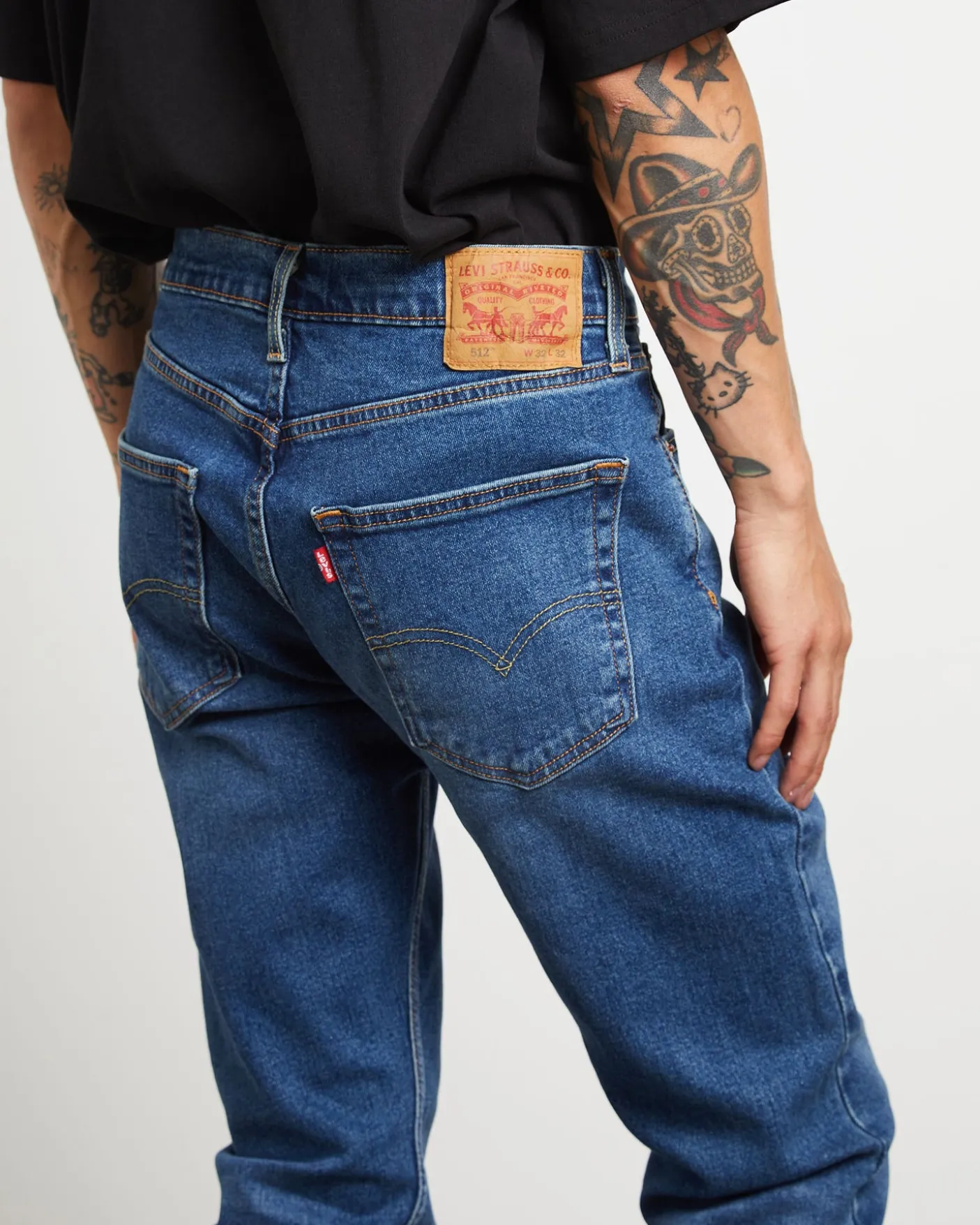 512 Slim Taper Denim Jeans Goldenrod