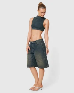 95 Super Baggy Denim Jorts Quinn