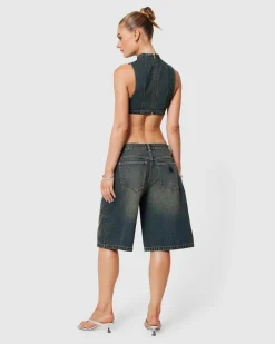 95 Super Baggy Denim Jorts Quinn
