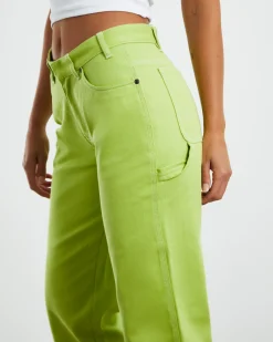 875 Washed Low Rider Pants Wild Lime