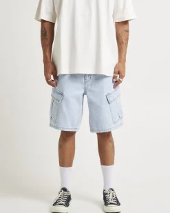 A5 Baggy Denim Cargo Shorts Judd