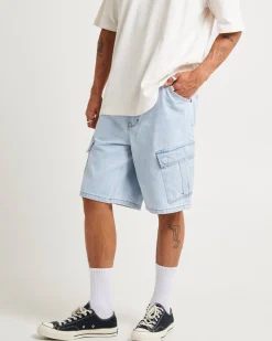 A5 Baggy Denim Cargo Shorts Judd
