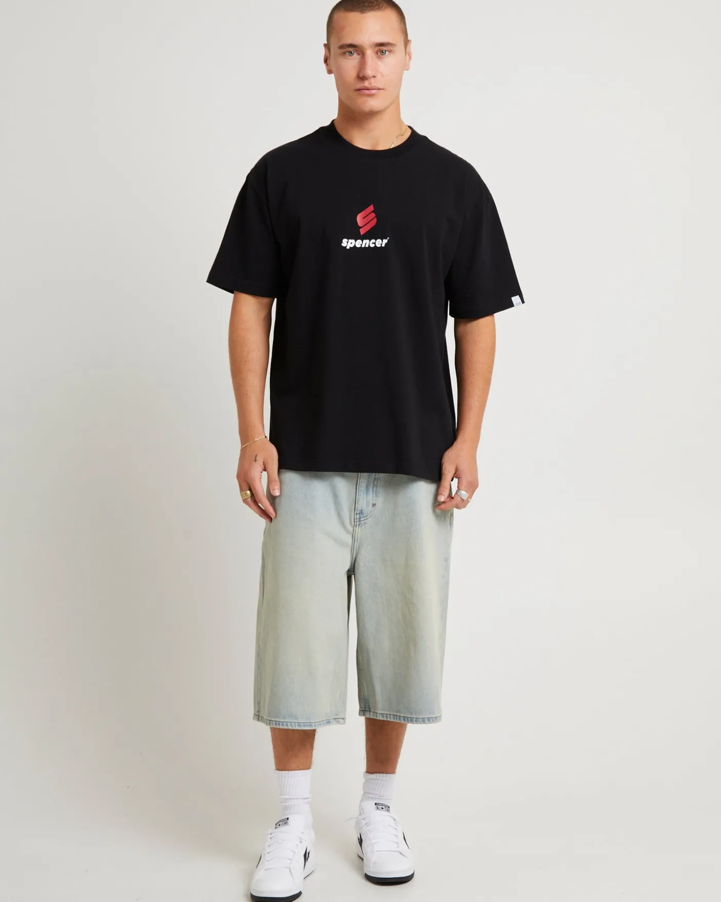 A6 Big Baggy Denim Jorts Milo