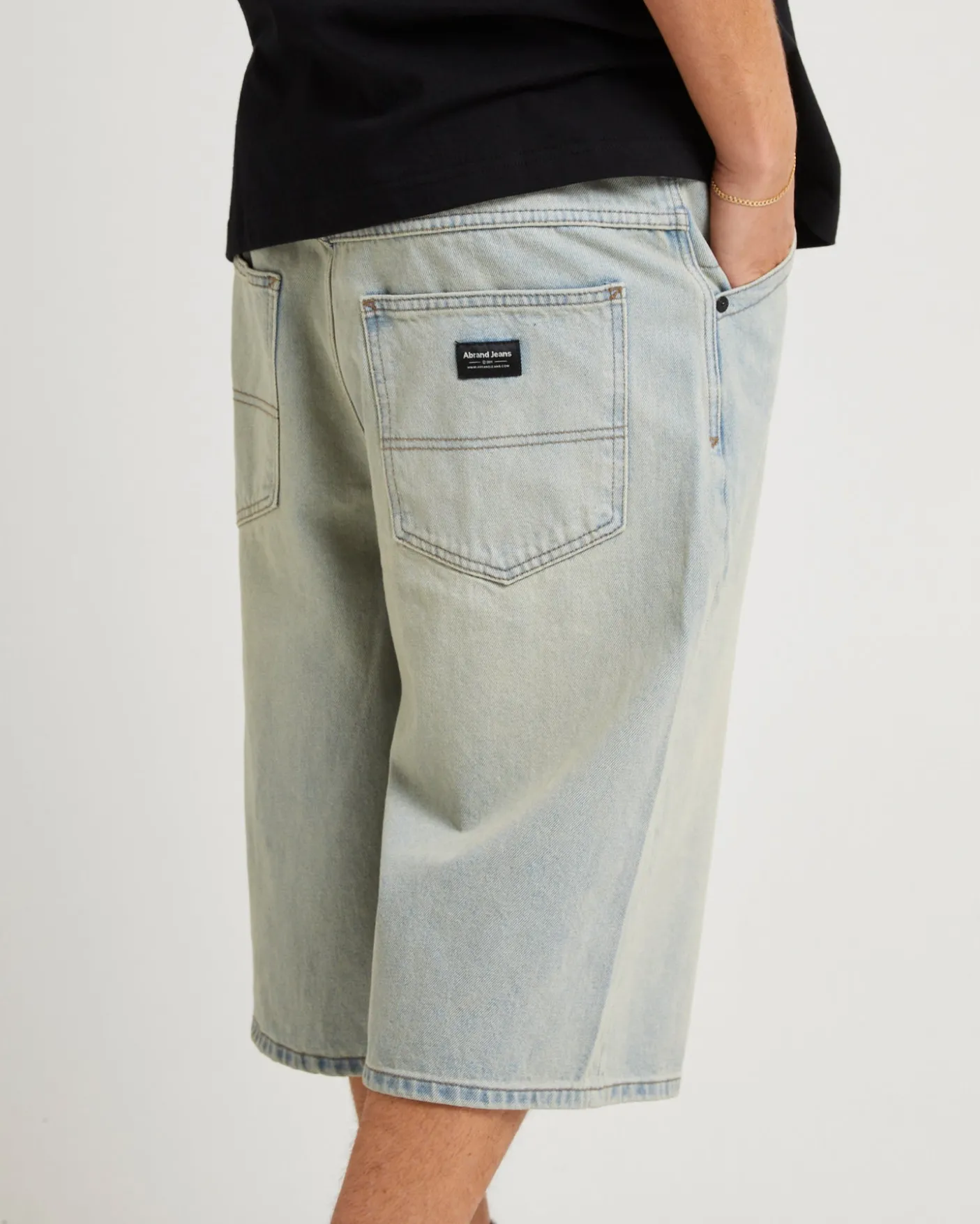 A6 Big Baggy Denim Jorts Milo