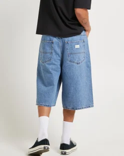 A6 Big Baggy Denim Shorts Davis