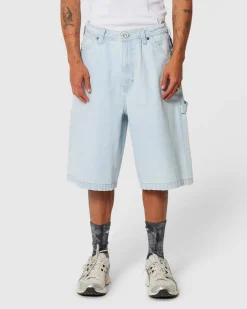 A6 Big Work Denim Shorts Hanks
