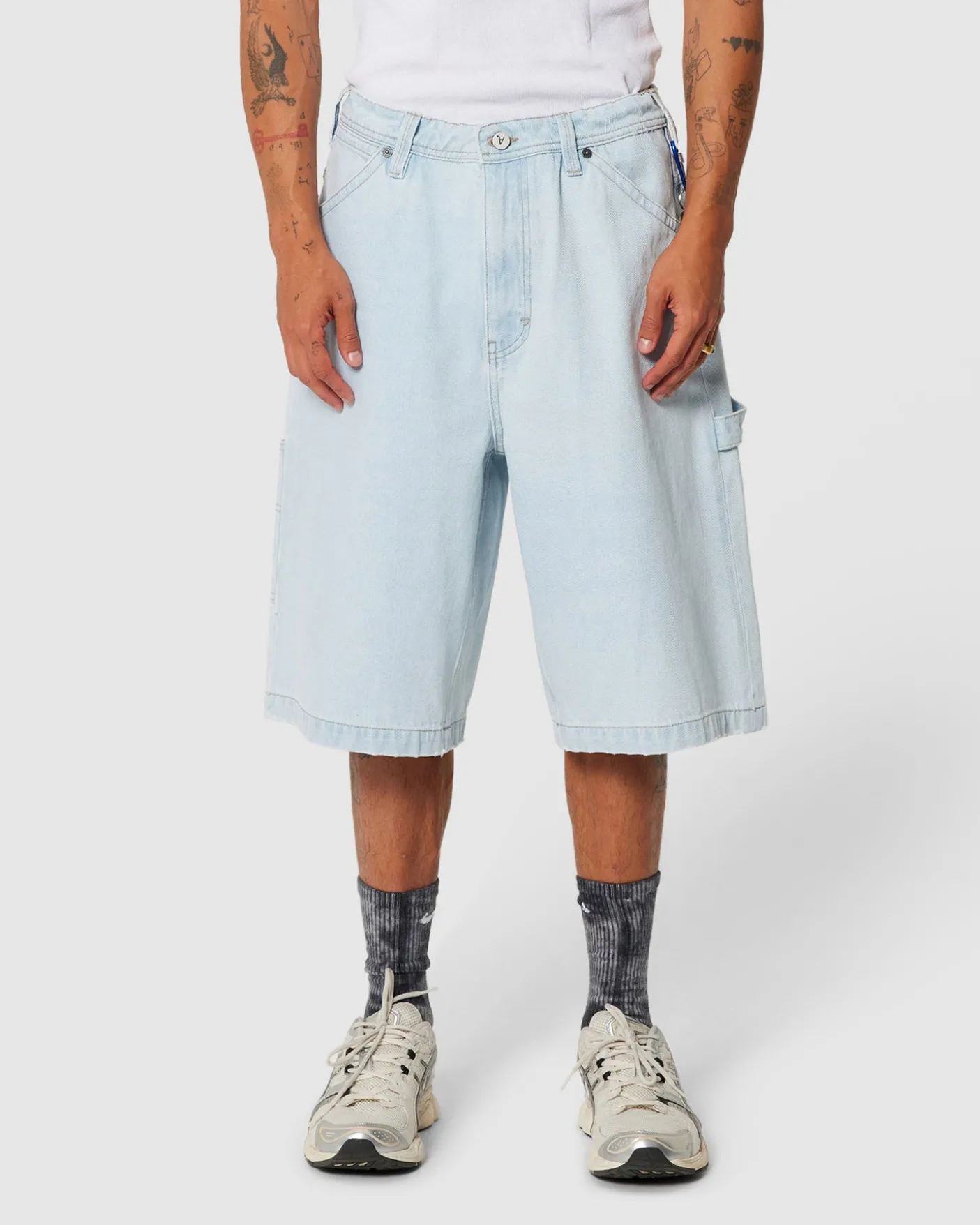 A6 Big Work Denim Shorts Hanks