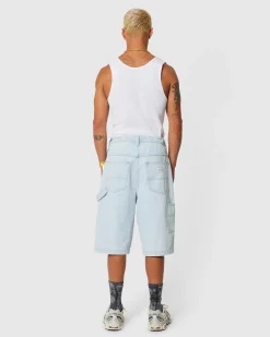 A6 Big Work Denim Shorts Hanks