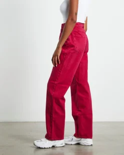 A Carrie Jeans Magenta Pink