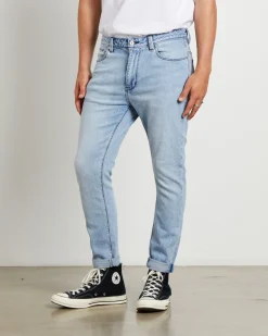 A Dropped Slim Denim Jeans Rossi