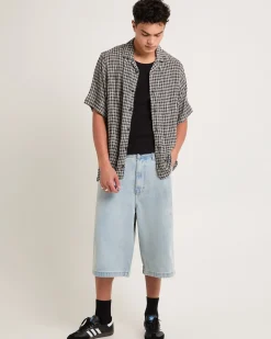 A7 Mega Baggy Denim Shorts Wayne