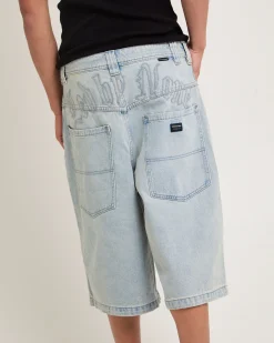 A7 Mega Baggy Denim Shorts Wayne