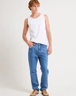 A3 Straight Denim Jeans Royal