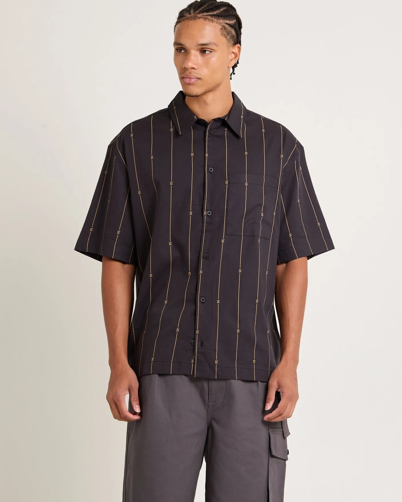 A Stripe Recycled Short Sleeve Shirt