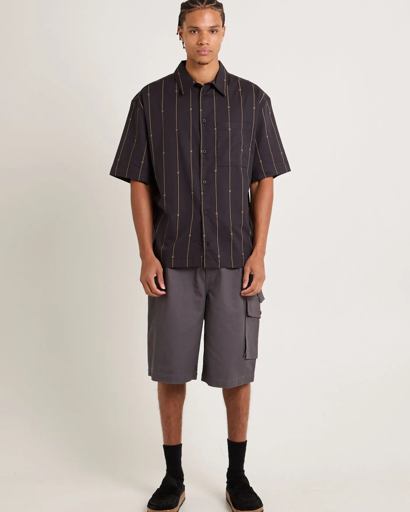 A Stripe Recycled Short Sleeve Shirt